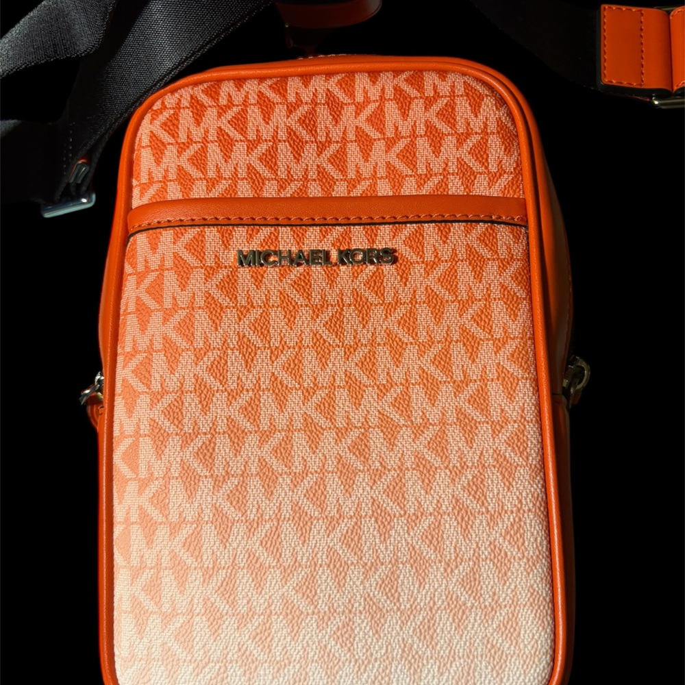 NWT - Michael Kors Ombré Orange Sling Bag